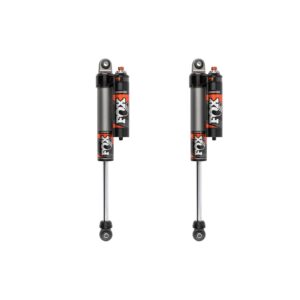 FOX 2.5 Rear Shocks w/ DSC Reservoir Adjuster - 0-1.5 Inch Lift - Performance Elite Series - Chevy Silverado and GMC Sierra 2500HD / 3500HD (20-23)