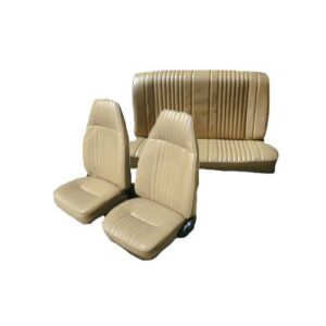 Front High Back Buckets and Rear Bench Seat Upholstery Base Model