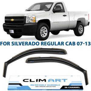 CLIM ART In-Channel Window Deflectors Extra Durable