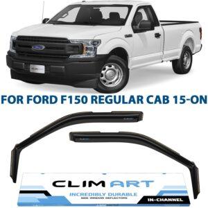 CLIM ART In-Channel Window Deflectors Extra Durable