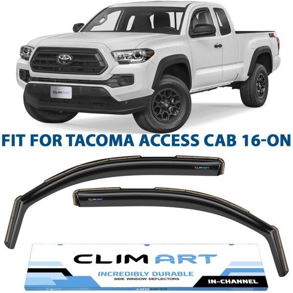 CLIM ART In-Channel Window Deflectors Extra Durable