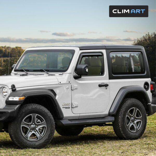 CLIM ART In-Channel Window Deflectors Extra Durable