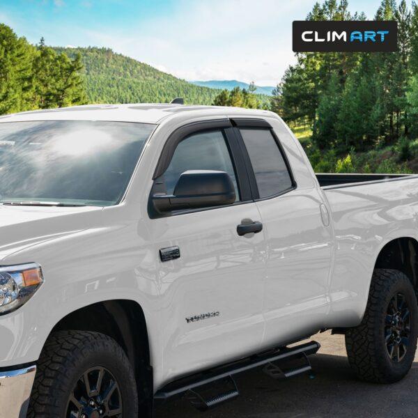 CLIM ART Tape-On Window Deflectors Extra Durable