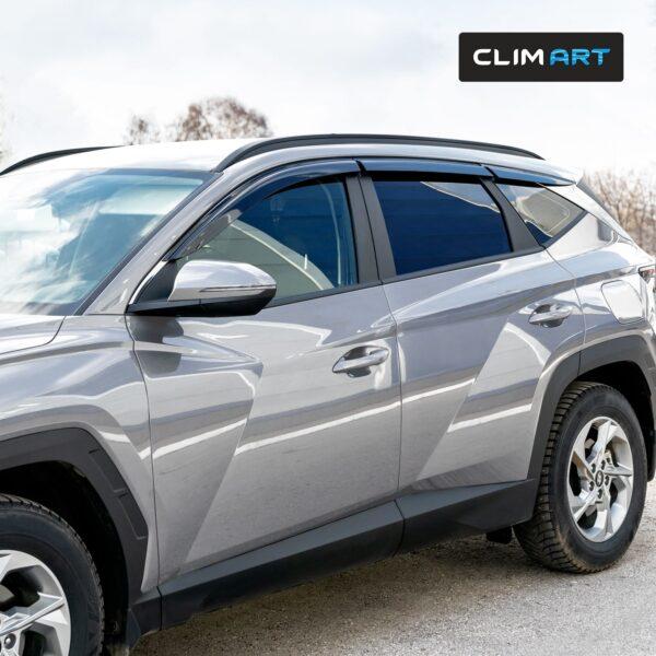 CLIM ART Tape-On Window Deflectors Extra Durable