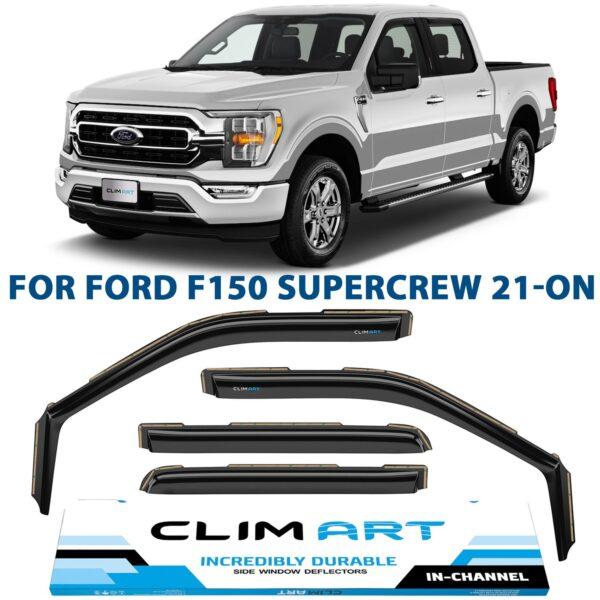 CLIM ART In-Channel Window Deflectors Extra Durable