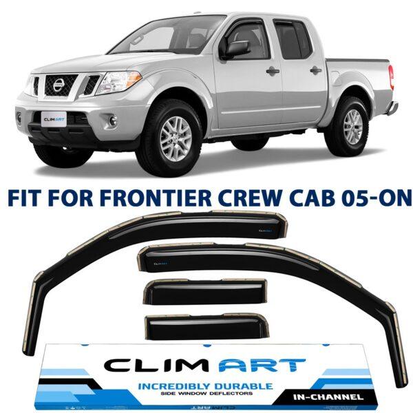 CLIM ART In-Channel Window Deflectors Extra Durable