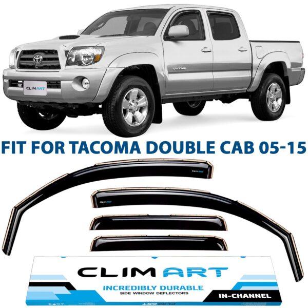 CLIM ART In-Channel Window Deflectors Extra Durable