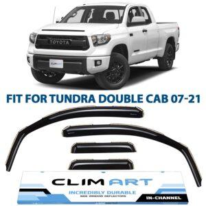 CLIM ART In-Channel Window Deflectors Extra Durable