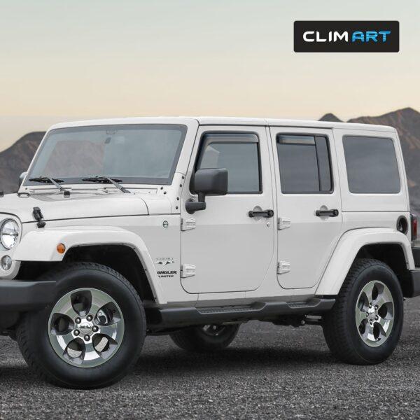 CLIM ART In-Channel Window Deflectors Extra Durable