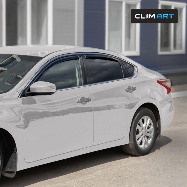 CLIM ART In-Channel Window Deflectors Extra Durable