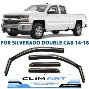 CLIM ART In-Channel Window Deflectors Extra Durable