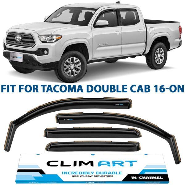 CLIM ART In-Channel Window Deflectors Extra Durable