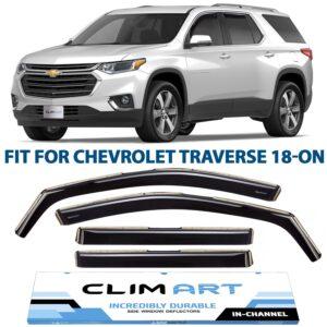 CLIM ART In-Channel Window Deflectors Extra Durable