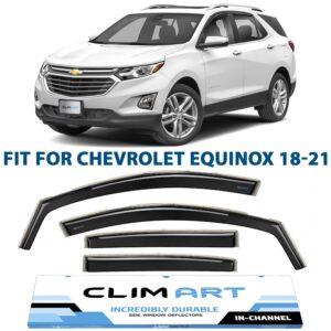 CLIM ART In-Channel Window Deflectors Extra Durable