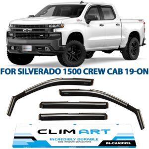 CLIM ART In-Channel Window Deflectors Extra Durable