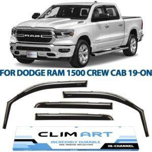 CLIM ART In-Channel Window Deflectors Extra Durable