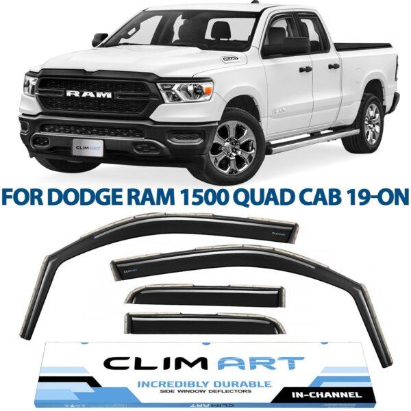 CLIM ART In-Channel Window Deflectors Extra Durable