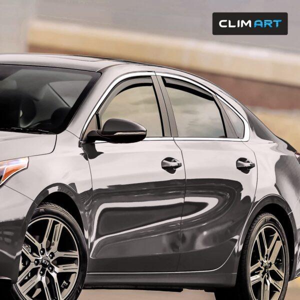 CLIM ART In-Channel Window Deflectors Extra Durable