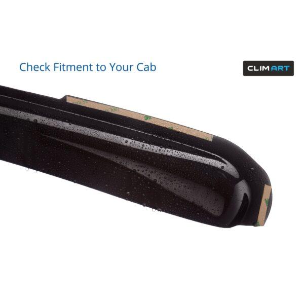 CLIM ART In-Channel Window Deflectors Extra Durable