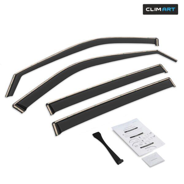 CLIM ART In-Channel Window Deflectors Extra Durable