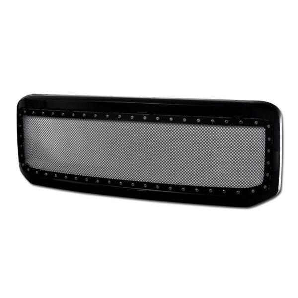 Armordillo 2005-2007 Ford Super Duty F-250/F-350/F-450 Studded Mesh Grille Gloss Black