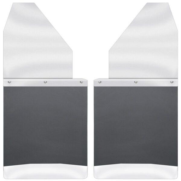 Husky Kick Back Mud Flaps 14" Wide - Stainless Steel Top and Wt 17113