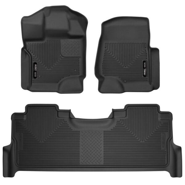 Husky X-act Front & 2nd Seat Floor Liners 53388