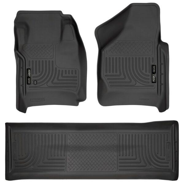 Husky Weatherbeater Front & 2nd Seat Floor Liners (Footwell Coverage) 98381