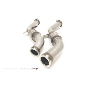 AMS Performance INFINITI Q50 Q60 VR30 Red Alpha Full Downpipes - Street