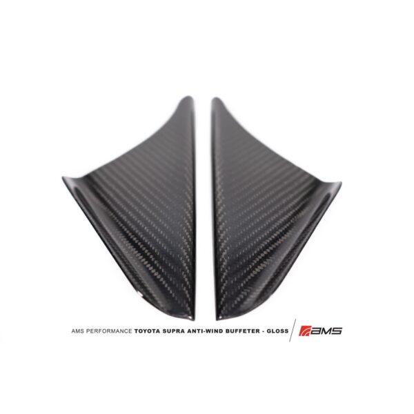 AMS Performance Toyota GR Supra Anti-Wind Buffeting Kit - Gloss Carbon