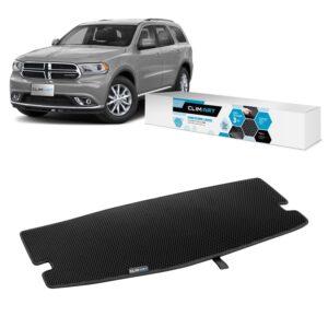 CLIM ART Cargo Liner for Dodge Durango 2011-2021 Custom Fit Trunk Mat, with Honeycomb Dirtproof & Waterproof Technology - All-Climate, Heavy Duty, Anti-Slip Cargo Liner, Luggage - FL01111096