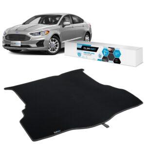 CLIM ART Cargo Liner for Ford Fusion 2013-2021 Custom Fit Trunk Mat, with Honeycomb Dirtproof & Waterproof Technology - All-Climate, Heavy Duty, Anti-Slip Cargo Liner, Luggage - FL01113028