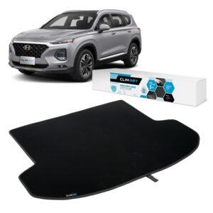 CLIM ART Cargo Liner for Hyundai Santa Fe 2019-2021 Custom Fit Trunk Mat, with Honeycomb Dirtproof & Waterproof Technology - All-Climate, Heavy Duty, Anti-Slip Cargo Liner, Luggage - FL01119151