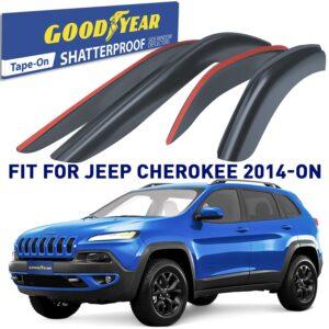 GOODYEAR Tape-On Window Deflectors Shatterproof