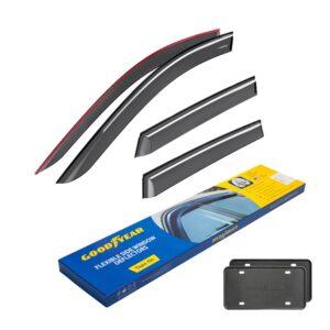 GOODYEAR Tape-On Window Deflectors Shatterproof