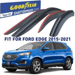 GOODYEAR Tape-On Window Deflectors Shatterproof