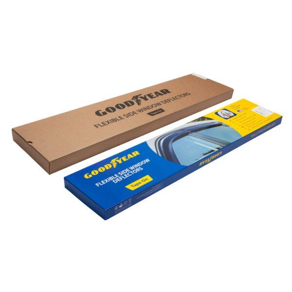 GOODYEAR Tape-On Window Deflectors Shatterproof