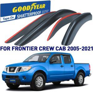 GOODYEAR Tape-On Window Deflectors Shatterproof