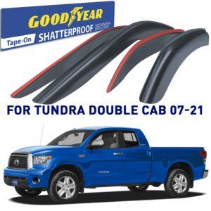 GOODYEAR Tape-On Window Deflectors Shatterproof