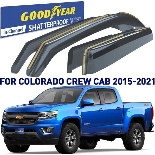 GOODYEAR In-Channel Window Deflectors Shatterproof