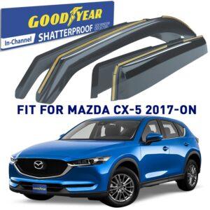 GOODYEAR In-Channel Window Deflectors Shatterproof