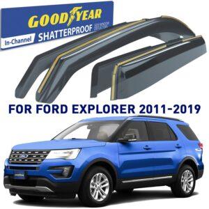 GOODYEAR In-Channel Window Deflectors Shatterproof