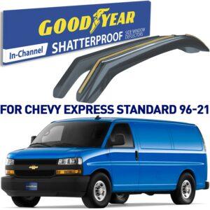 GOODYEAR In-Channel Window Deflectors Shatterproof