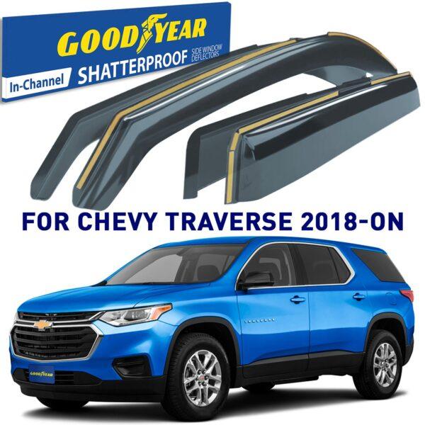 GOODYEAR In-Channel Window Deflectors Shatterproof