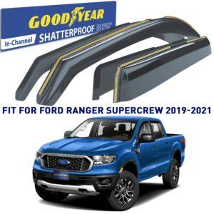 GOODYEAR In-Channel Window Deflectors Shatterproof