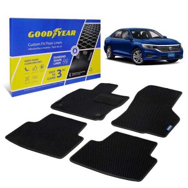 Goodyear custom-fit floor liners with Diamond Shape technology