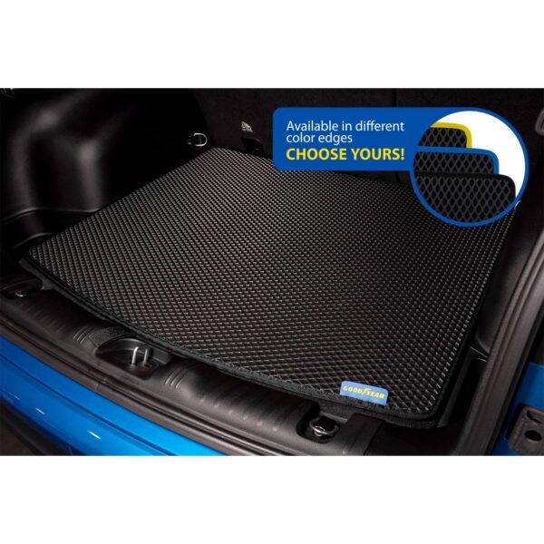 Goodyear Custom Fit Cargo Mat Liner for Jeep?Compass?2018-2021 - Heavy Duty Trunk Liner, Dimond Shape, Luggage with Waterproof, Liquid & Dirt Trapping Technology - Anti-Slip Cargo Liner-GY004512