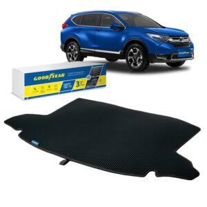 Goodyear Custom Fit Cargo Mat Liner for Honda CR-V 2017-2021 - Heavy Duty Trunk Liner, Dimond Shape, Luggage with Waterproof, Liquid & Dirt Trapping Technology - Anti-Slip Cargo Liner-GY004514