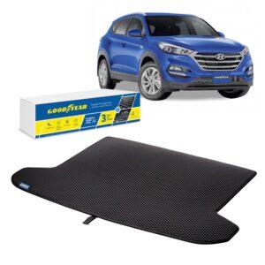 Goodyear Custom Fit Cargo Mat Liner for Hyundai Tucson 2019-2020 - Heavy Duty Trunk Liner, Dimond Shape, Luggage with Waterproof, Liquid & Dirt Trapping Technology - Anti-Slip Cargo Liner - GY004515