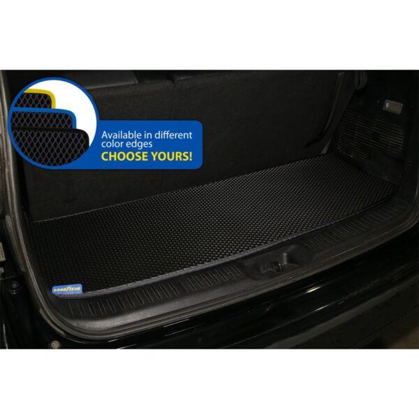 Goodyear Custom Fit Cargo Mat Liner for Toyota Highlander 2014-2019 - Heavy Duty Trunk Liner,Diamond Shape,Luggage with Waterproof, Liquid & Dirt Trapping Technology - Anti-Slip Cargo Liner - GY004535